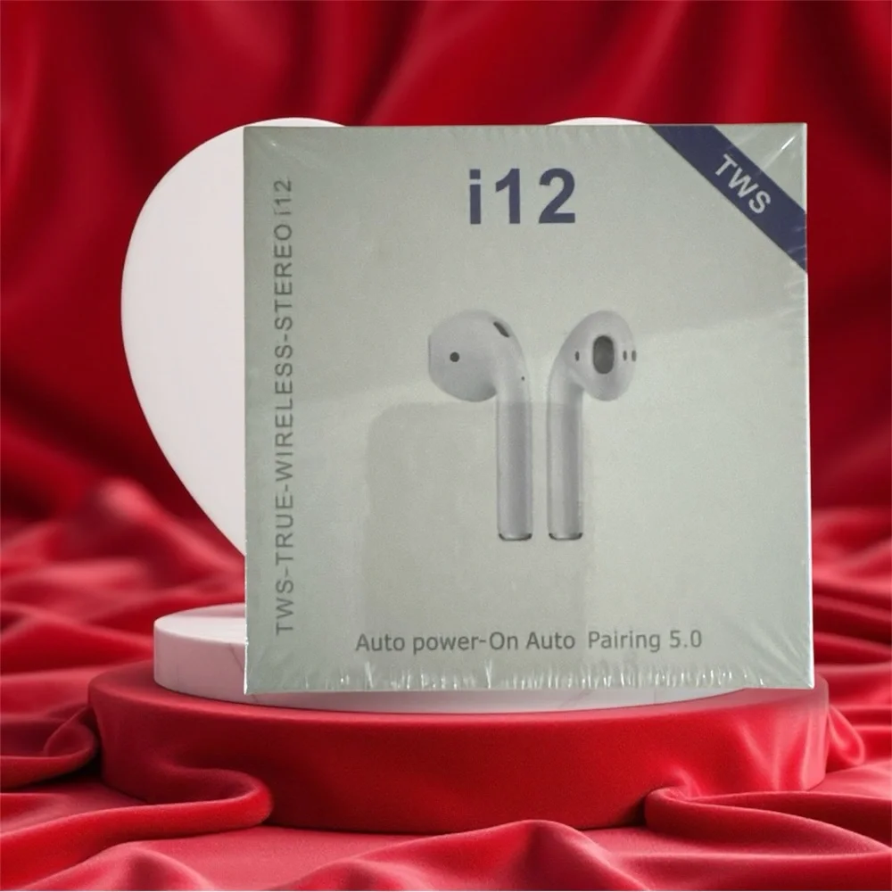 TWS i12 Wireless Earbuds - White